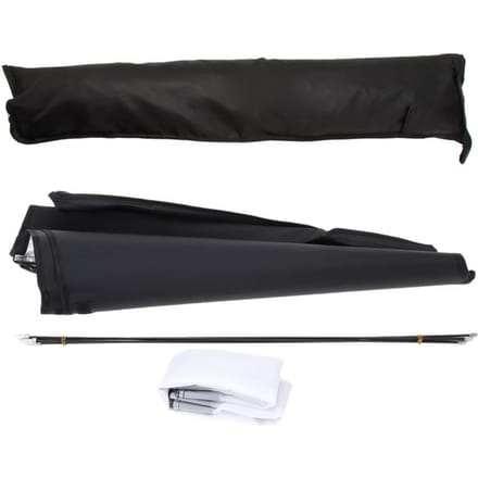 Draagbare 50 * 70cm / 20  * 28  Paraplu Softbox Reflector voor Speedlight black