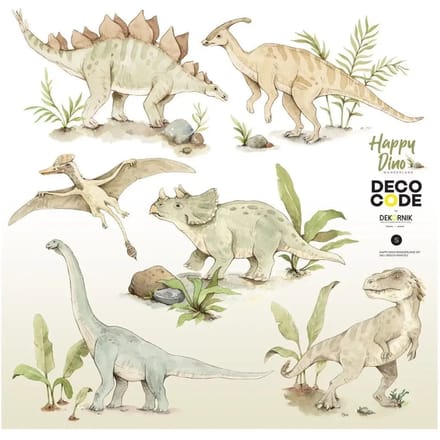 Stickers voor baby's Dekornik Happy Dino Wonderland Set