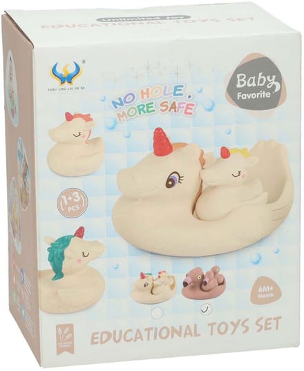 Baddieren Flamingo Familie, 4dlg