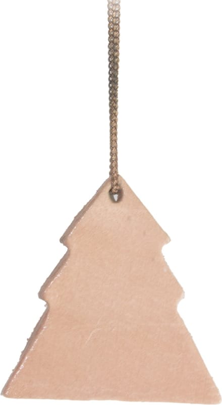 TAK Design Vinter Hanger Kerstboom - Leer - 5 x 5 cm