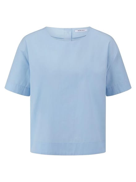 Blouse Van Peter Hahn blauw
