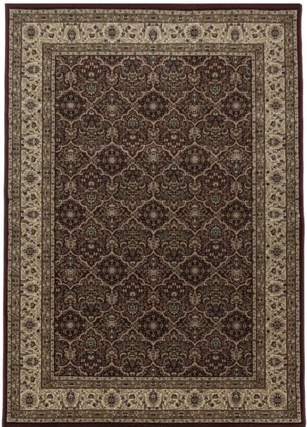 Teheran – Klassiek Vloerkleed – Kader Mofief – Rood/Beige – 200x290 cm