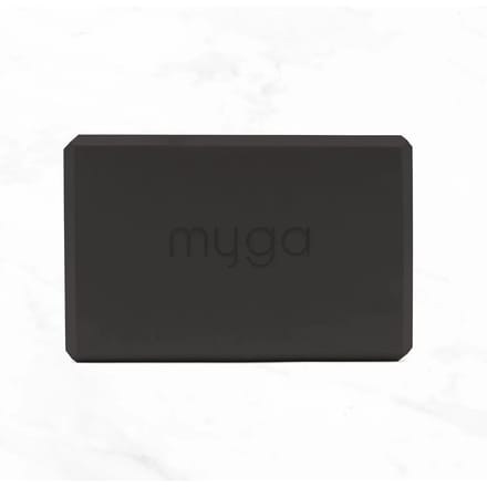 Yogablok foam - Myga - zwart