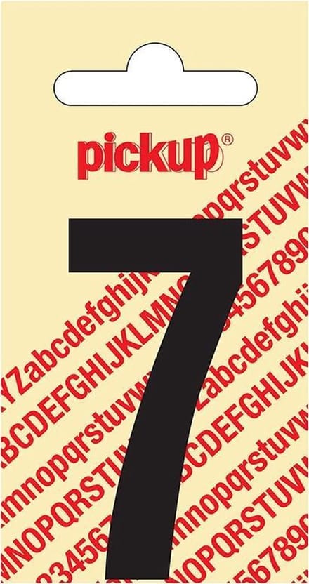 Pickup plakcijfer Nobel 60 mm zwart 7 - 310020607