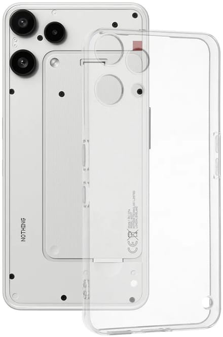 Hoesje geschikt voor Nothing Phone (3a) Lite - Techsuit Clear Silicone Back Cover - Transparant