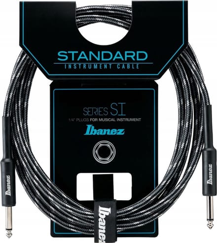 Ibanez SI20 CCT Gitaarkabel Jack-Jack 6m Zwart