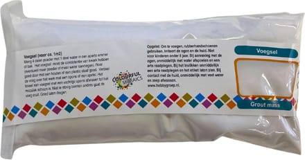 Colourful Mosaics mozaïek voeg wit 250 gr - creatieve speelset.
