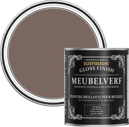 Rust-Oleum Bruin Meubelverf Hoogglans - Oever 750ml