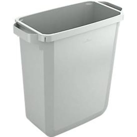 Afvalverzamelbak voor recycleerbaar afval Durabin® 60 L - grijs zonder deksel