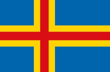 Vlag Aland 50x75cm