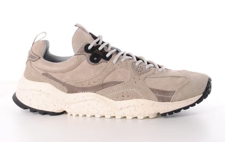 Flower Mountain heren sneakers WAVE lichtgrijs suède