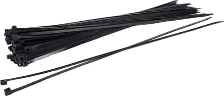 Kortpack - Kabelbinders/tyraps - 730mm x 13mm - Zwart - 100 stuks - Extra sterke kabelbinders - (099.0283)
