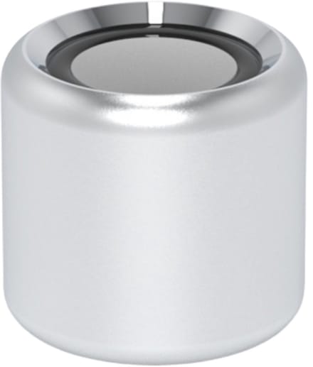 Mini Bluetooth Speaker met Deep Bass – Aluminium Behuizing – TWS Pairing – Compact & Draagbaar - M6 - Zilver