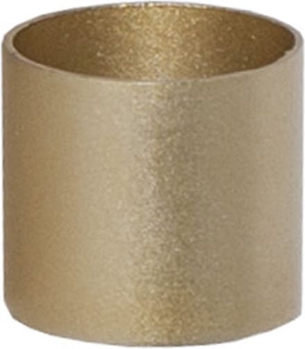 Accessoires voor raamkandelaars "Accessorize", metaal, 7 stuks, goud, binnen Ø 2 cm