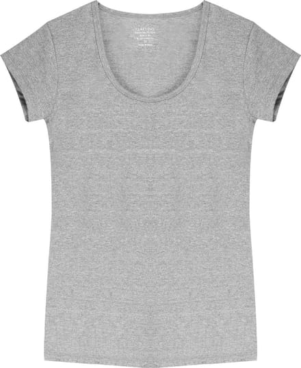 Claesen's® - T-Shirt Cotton/LycraN 8015-Grey Melee-XL