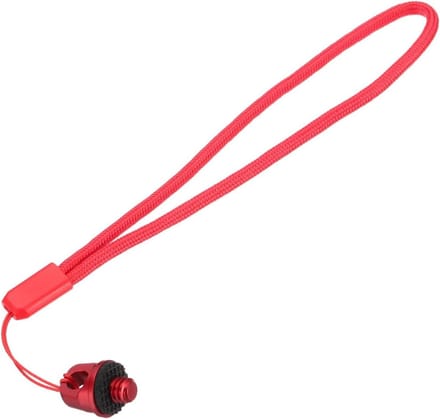 Camera Polsband - Lanyard Adapter - Veilig Gebruik - Aluminium Legering - 190 mm - Rood