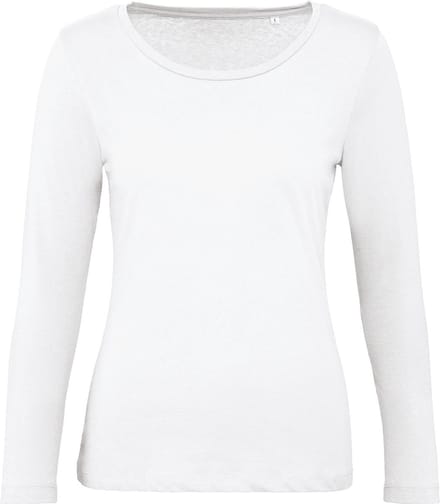 B&C Ladies' organic Inspire long-sleeve T-shirt CGTW071 - White - S