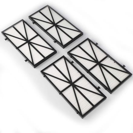 set van 4 patronen 50 micron voor dolfijnrobot - dolphin - 9991425-assy