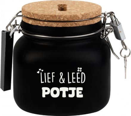 Spaarpot - Lief & Leed - lint "Speciaal voor jou" - Cadeauverpakking