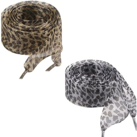 Allecto - Leopard Satin Veters - Unisex Laarzen en Sneakers