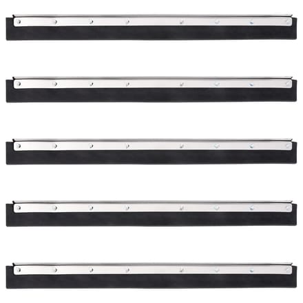 vidaXL - Vloerwisserkoppen - 5 - st - 55x2x5 - cm - staal - en - rubber