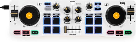 REN® DJ Controller - DJ - Controller - Wit - ‎34cm x 10cm x 49cm