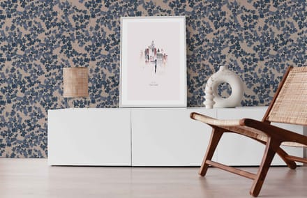 Annet Weelink Deep Forest Beige   8945004824370   Behang