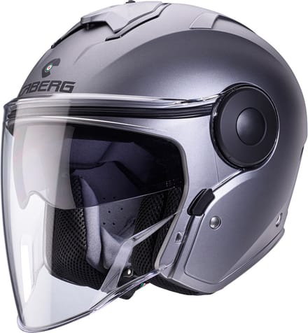 Caberg Jet Soho motorhelm mat titanium - Maat M