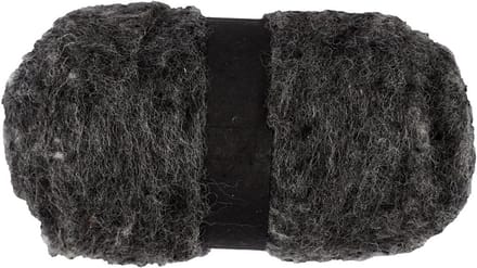 Gekaarde Wol, natural grey, 100 gr/ 1 bol