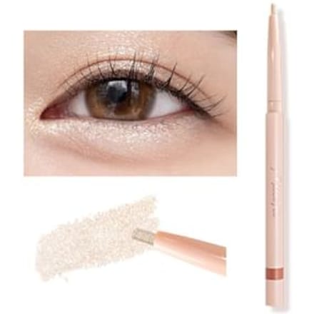 MilleFee - Tears Eye Bag Pencil & Liquid Liner 041 Shine Moon Silver