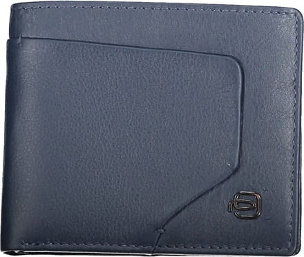 Piquadro Blue Leather Wallet
