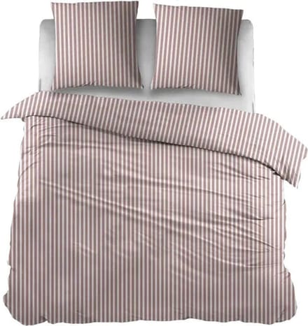 Sleepnight Dekbedovertrek Flanel Iris Roze - 240 x 200/220 cm + 2 kussenslopen - [Roze]