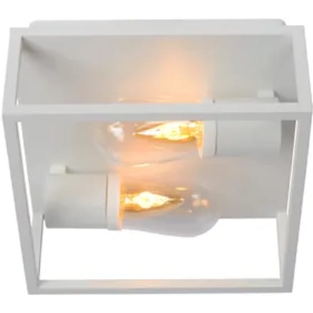 Lucide Plafondlamp Carlyn Wit 2xe14