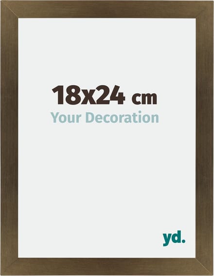 Your Decoration - Fotolijst 18x24 cm - MDF - Brons Decor - Mura