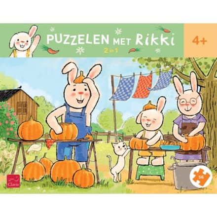 Puzzelen Met Rikki. 2-In-1-Puzzel Rikki Viert Feest