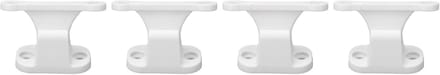 RV Deurhouders - Deurstopper Set - Veilig Deuren Openen - Lichtgewicht ABS Kunststof - Set van 4 - Wit