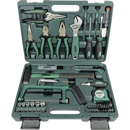 Brüder Mannesmann M29074 M29074 Gereedschapsset Doe-het-zelver Incl. koffer