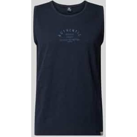 Tanktop met statementprint en ronde hals