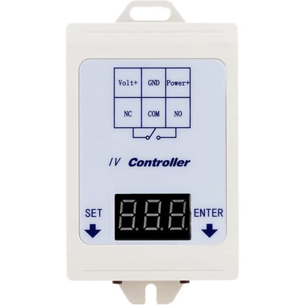 12V 24V DC LED Digitale Vertraging Timer Regelschakelaar Relaismodule met behuizing white