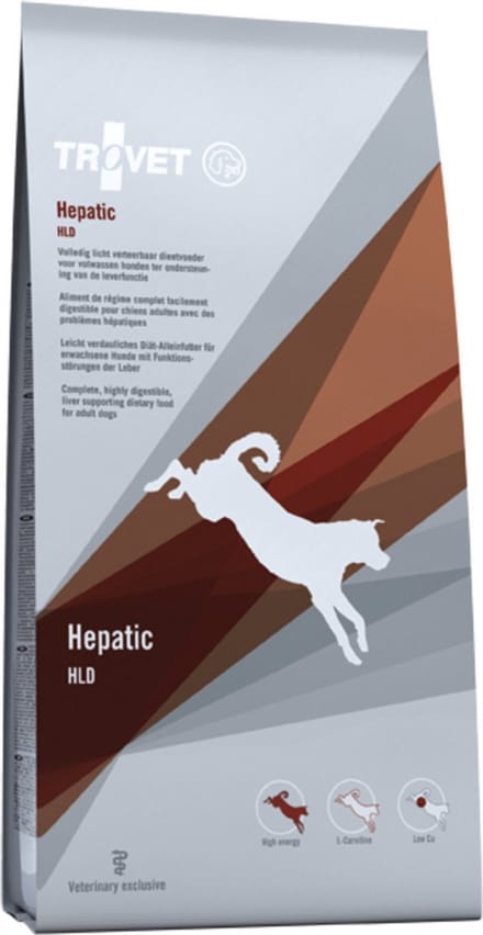 TROVET Hepatic HLD Hond - 12.5 kg