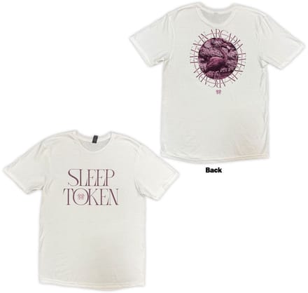 Sleep Token - Flamingo Circle Heren Tshirt - XL - Wit