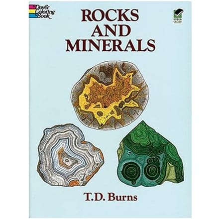Rocks And Minerals Colouring Book - Burns, T.D.
