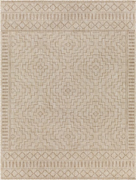 SURYA Tricia vloerkleed jute-look beige - binnen en buiten