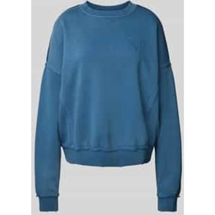 Oversized sweatshirt met labelstitching, model 'GO'