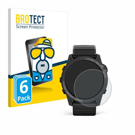 BROTECT - Screenprotector voor Garmin Tactix 7 Pro - Folie Beschermfolie matte 6 Stuks