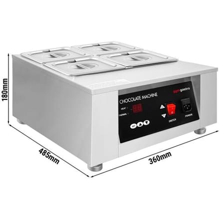 GGM Gastro Schokoladenschmelzgerät - 4x 1,7 Liter - 1 kW