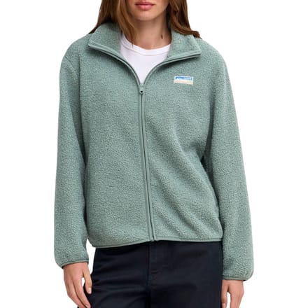Regular fit fleecejack met ritssluiting model 'EVA'