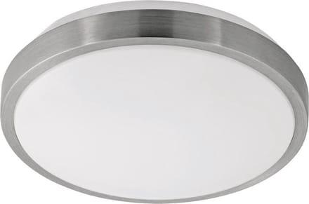 EGLO Competa 1 - Wand/Plafondlamp - 1 Lichts - Wit, Nikkel-Mat