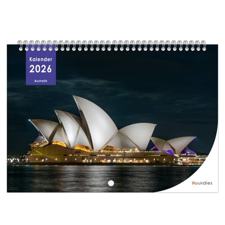 Huurdies - 2026 Kalender - Australië - A3