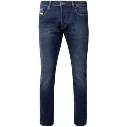 Diesel donkerblauwe jeans met D-glans